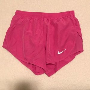 Pink Girl Nike Running Shorts